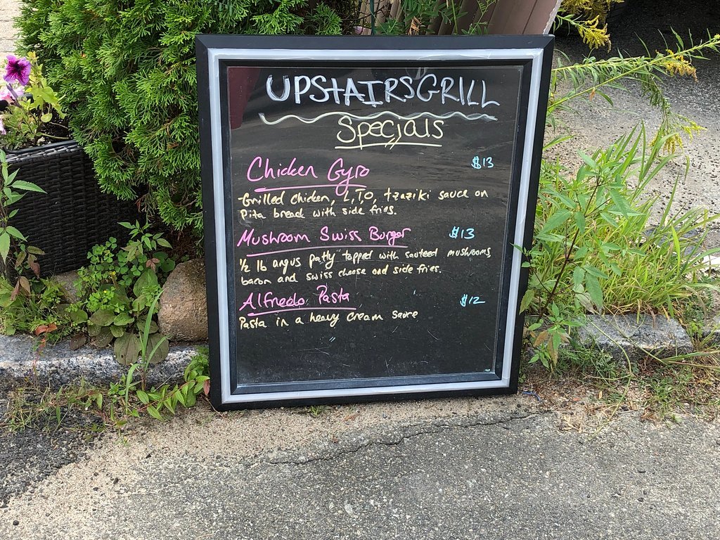 Upstairs grill